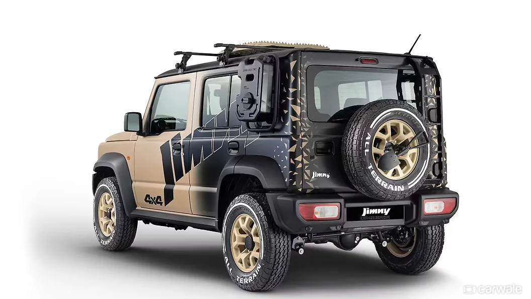 Maruti Suzuki Jimny Left Rear Three Quarter Maruti Suzuki Jimny Left Rear Three Quarter