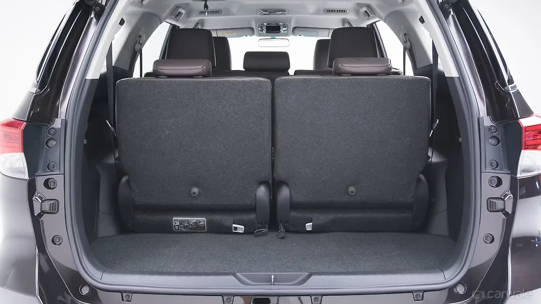 Fortuner 2016 2021 Bootspace Rear Seat Folded Image Fortuner 2016 2021 Photos In India Carwale