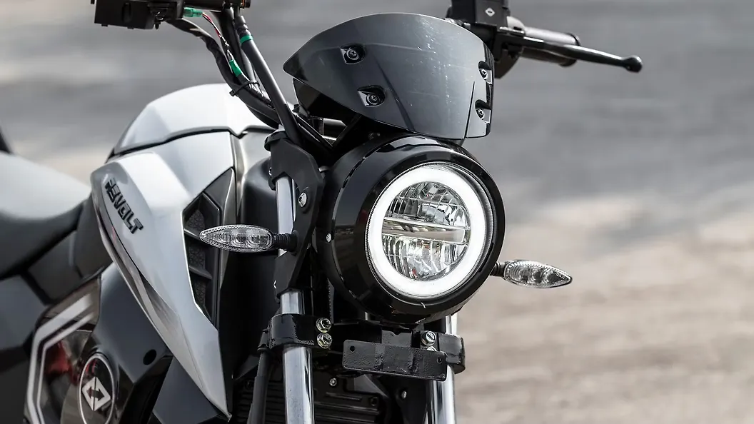 Revolt RV BlazeX Front Headlamp Cowl Image – BikeWale