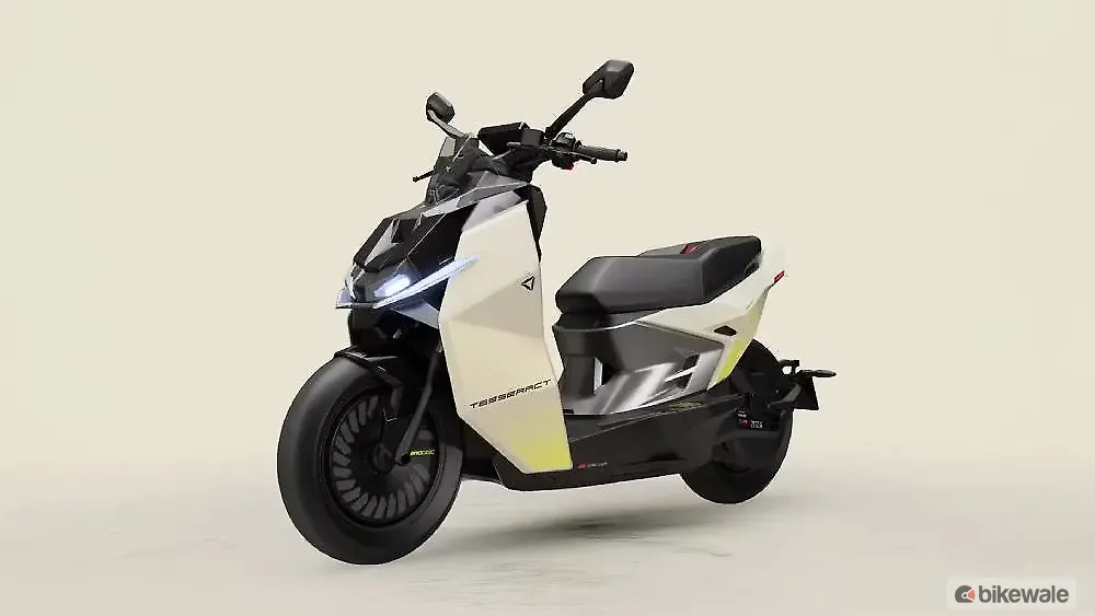 Ultraviolette Tesseract Left Front Three Quarter Image – BikeWale