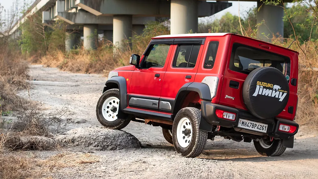 Maruti Suzuki Jimny Left Rear Three Quarter Maruti Suzuki Jimny Left Rear Three Quarter