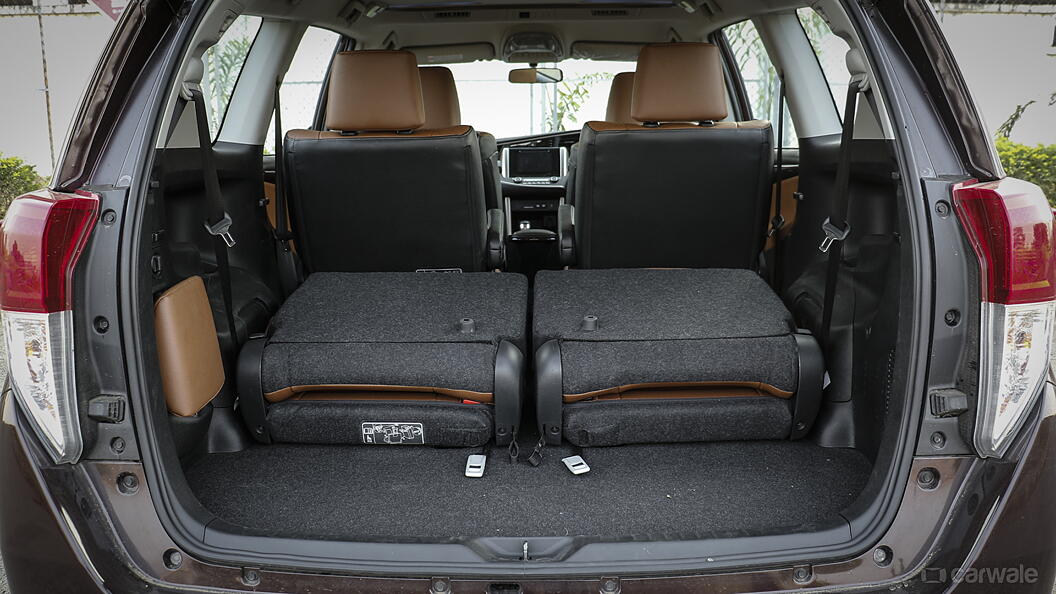 Innova Crysta [2016-2020] Bootspace Rear Seat Folded Image, Innova ...