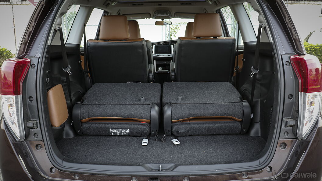 Discontinued Toyota Innova Crysta 2020 Bootspace Rear Seat Folded