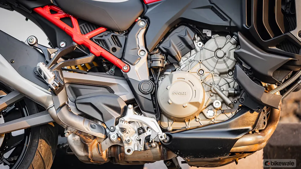 Ducati Multistrada V4 Engine From Right Image – BikeWale