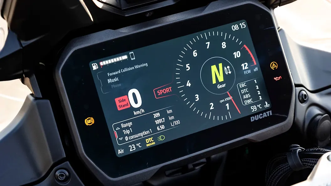 Ducati Multistrada V4 Speedometer Image – BikeWale
