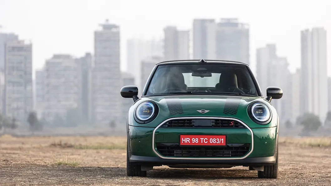 Mini Cooper S Convertible Front View Mini Cooper S Convertible Front View