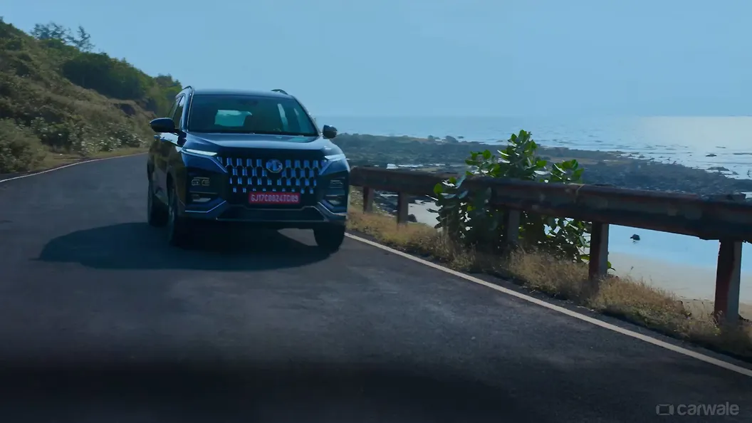 एमजी हेक्टर सामने का दृश्य