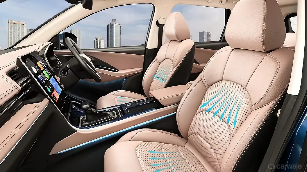 एमजी हेक्टर फ्रंट रौ सीट्स