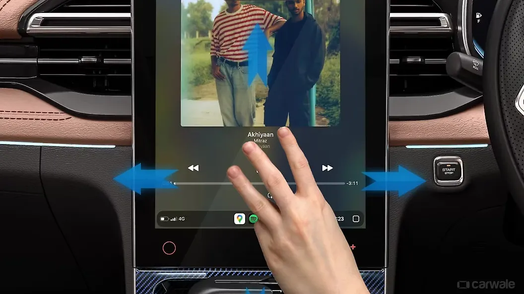 एमजी हेक्टर इंफोटेनमेंट सिस्टम