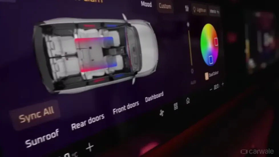 Mahindra XEV 9S Infotainment System