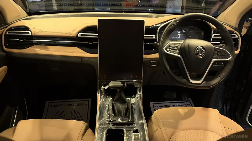 एमजी हेक्टर डैशबोर्ड