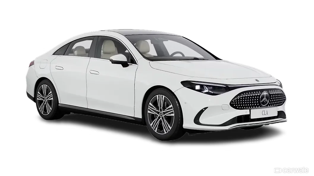 मर्सिडीज़ बेंज़ CLA ईवी ठीक सामने तीन चौथाई
