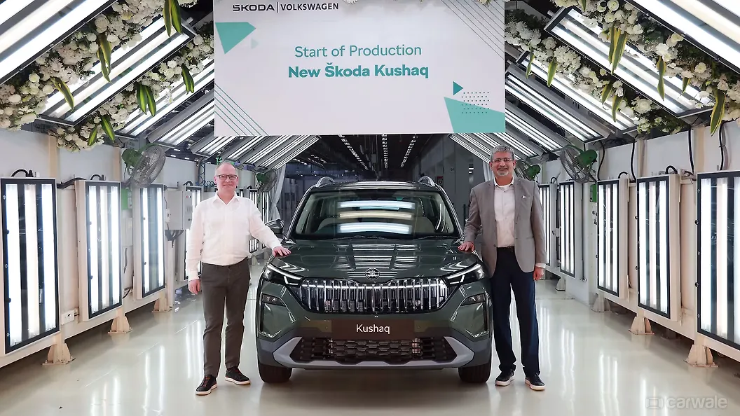 Skoda Kushaq Facelift Front View