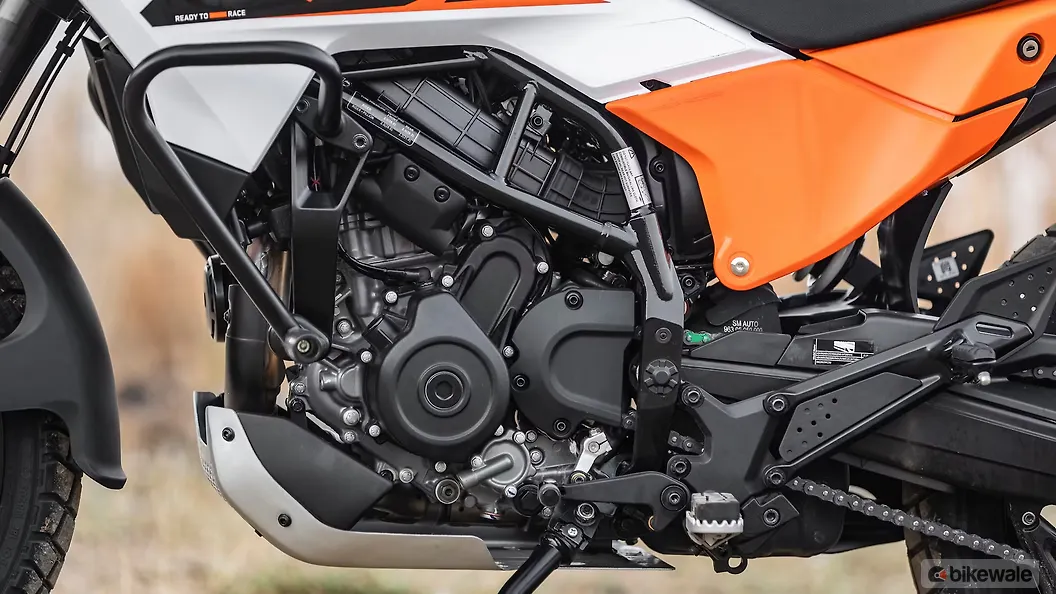 KTM 390 Adventure Engine From Left Image – BikeWale