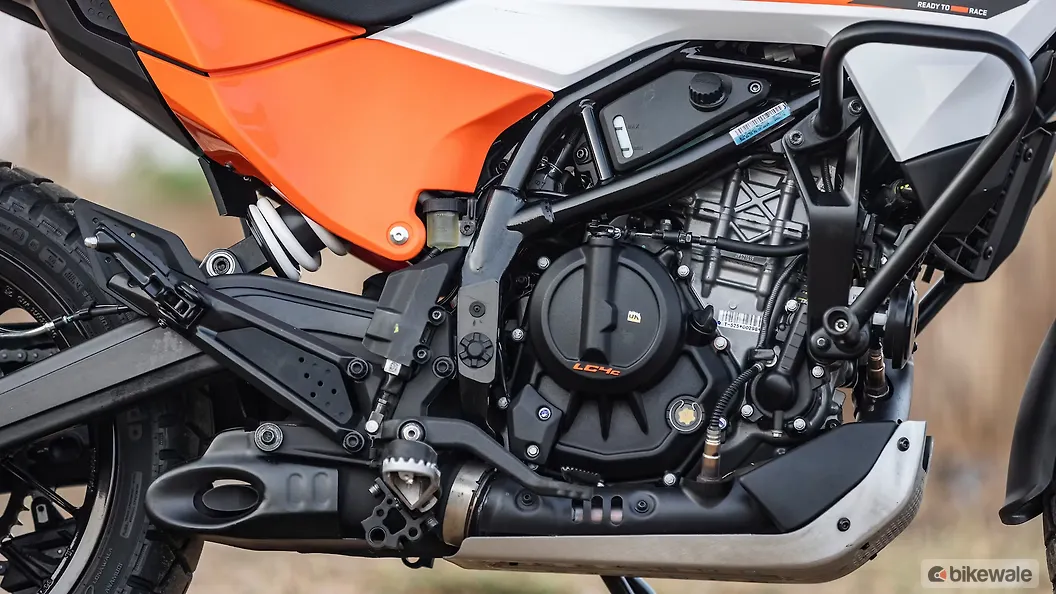 KTM 390 Adventure Engine From Left Image – BikeWale