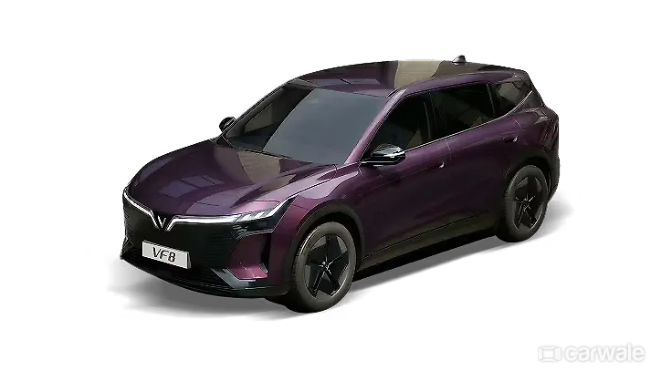 विनफ़ास्ट VF 8 लेफ्ट फ्रंट थ्री क्वार्टर