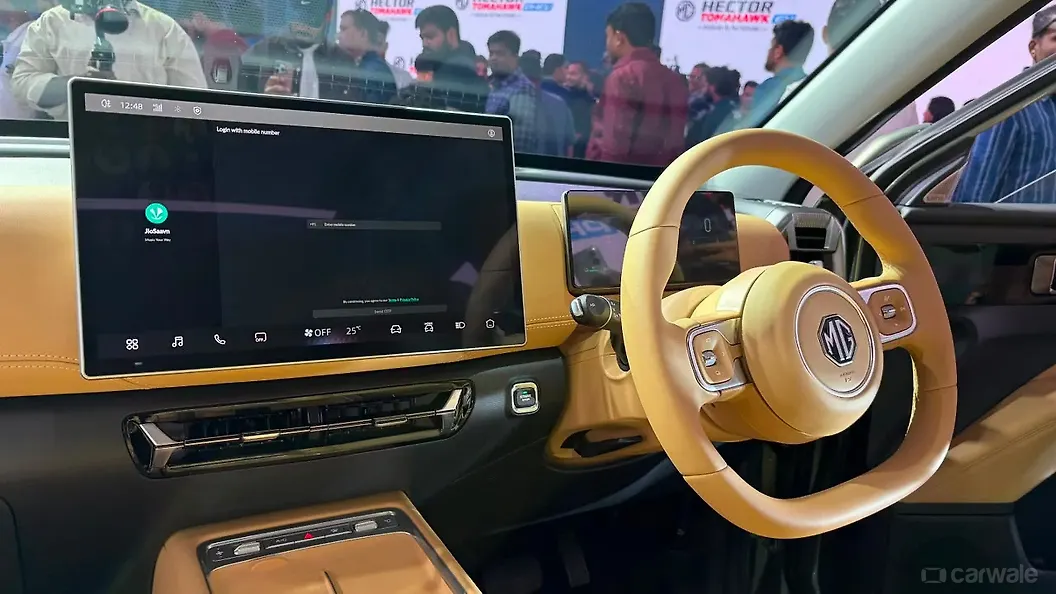 MG Hector Tomahawk EV Steering Wheel