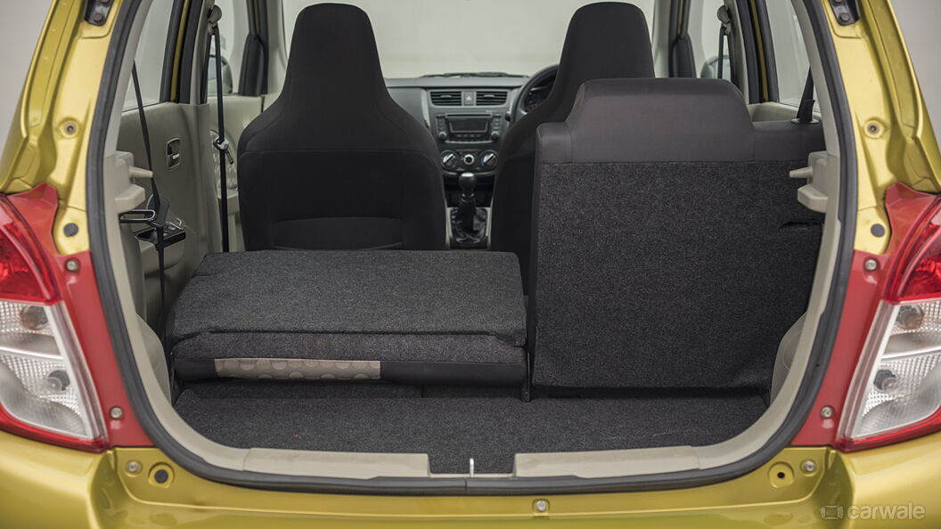 Discontinued Maruti Suzuki Celerio 2017 Bootspace Rear Split Seat Folded