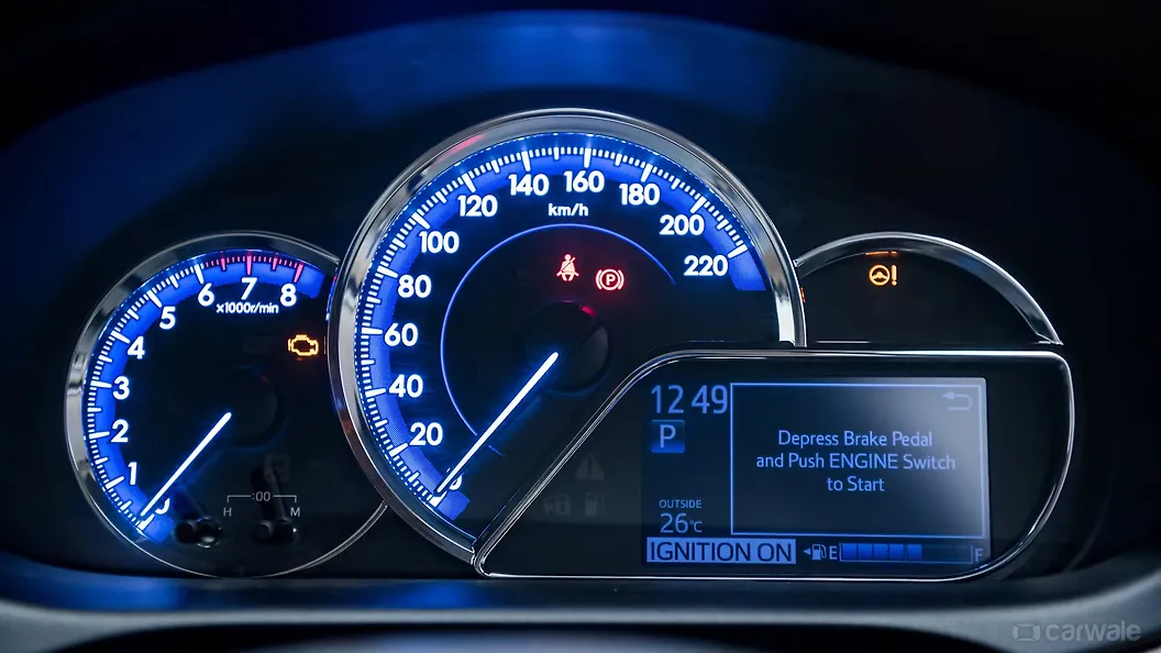 Yaris Instrument Cluster Image, Yaris Photos in India CarWale