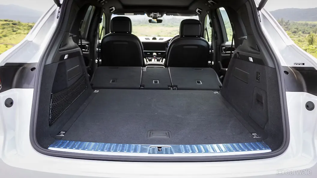 Cayenne Bootspace Rear Seat Folded Image, Cayenne Photos in India CarWale