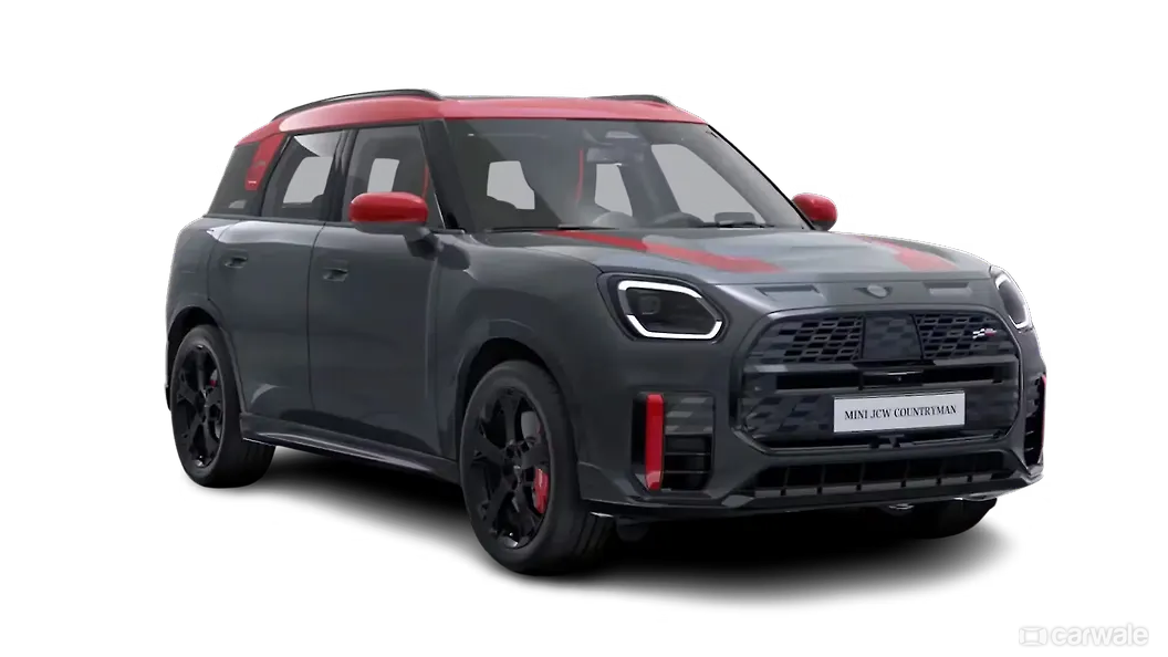 मिनी कंट्रीमैन ठीक सामने तीन चौथाई