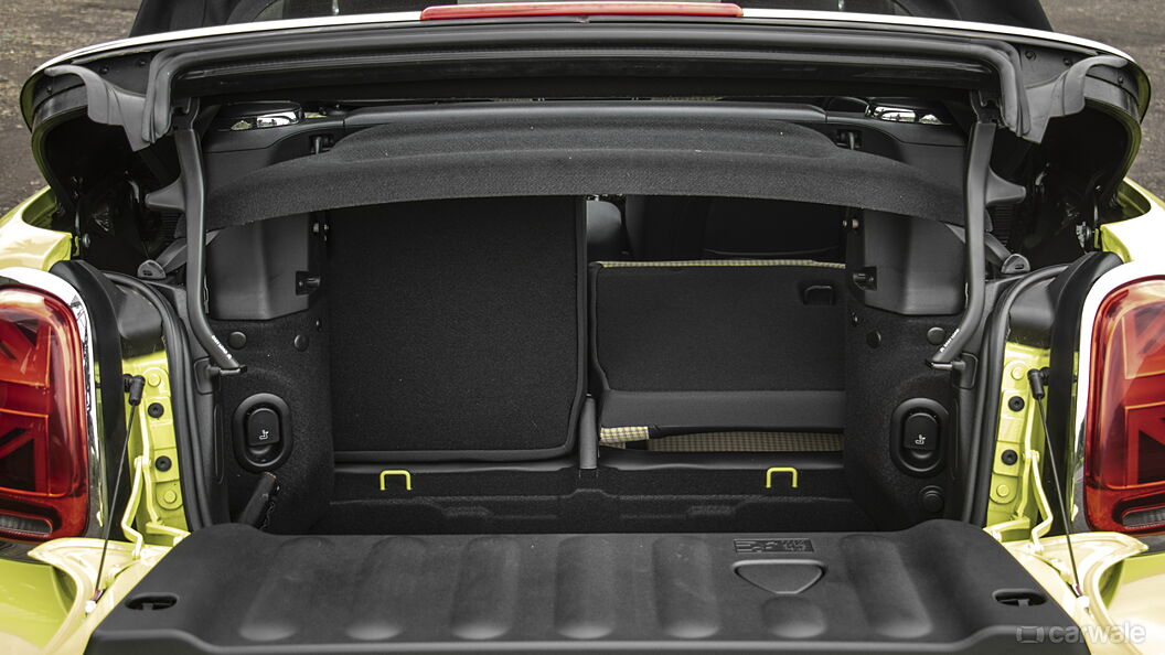 MINI Cooper Convertible Bootspace Rear Split Seat Folded