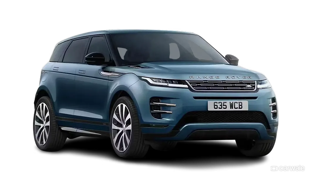 लैंड रोवर रेंज रोवर इवोक ठीक सामने तीन चौथाई