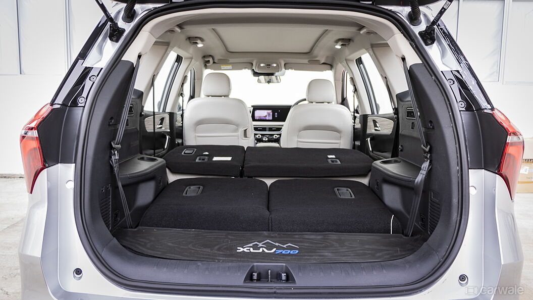 Mahindra XUV700 Bootspace Second and Third Row Folded