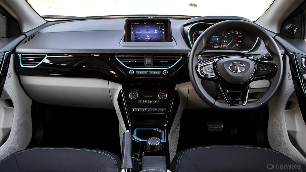 Nexon EV Dashboard Steering Wheel Music System Interior Image, Nexon EV ...