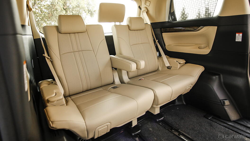 Vellfire Rear Seat Space Image, Vellfire Photos in India - CarWale