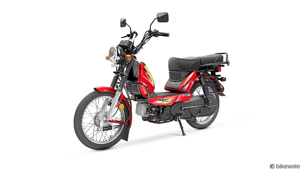 TVS XL 100 Heavy Duty Front Three-Quarter