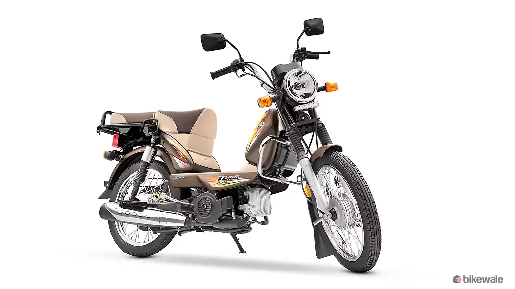 TVS XL 100 Heavy Duty Front Three-Quarter