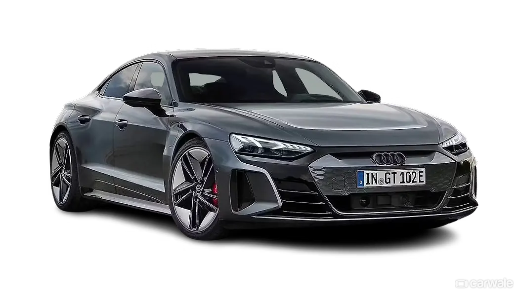 ऑडी ई-ट्रोन जीटी ठीक सामने तीन चौथाई