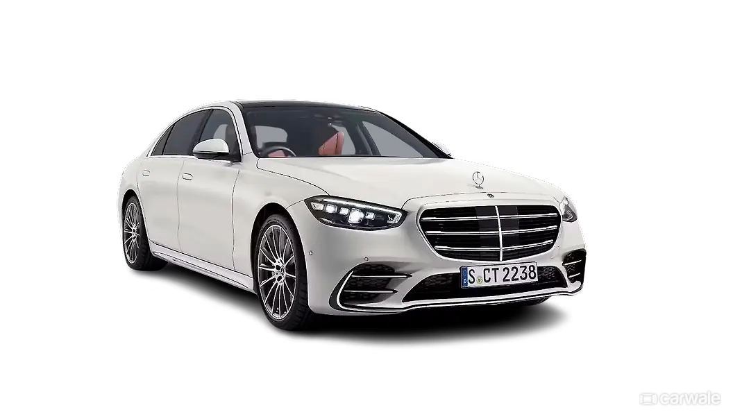 मर्सिडीज़ बेंज़ एस-क्लास ठीक सामने तीन चौथाई