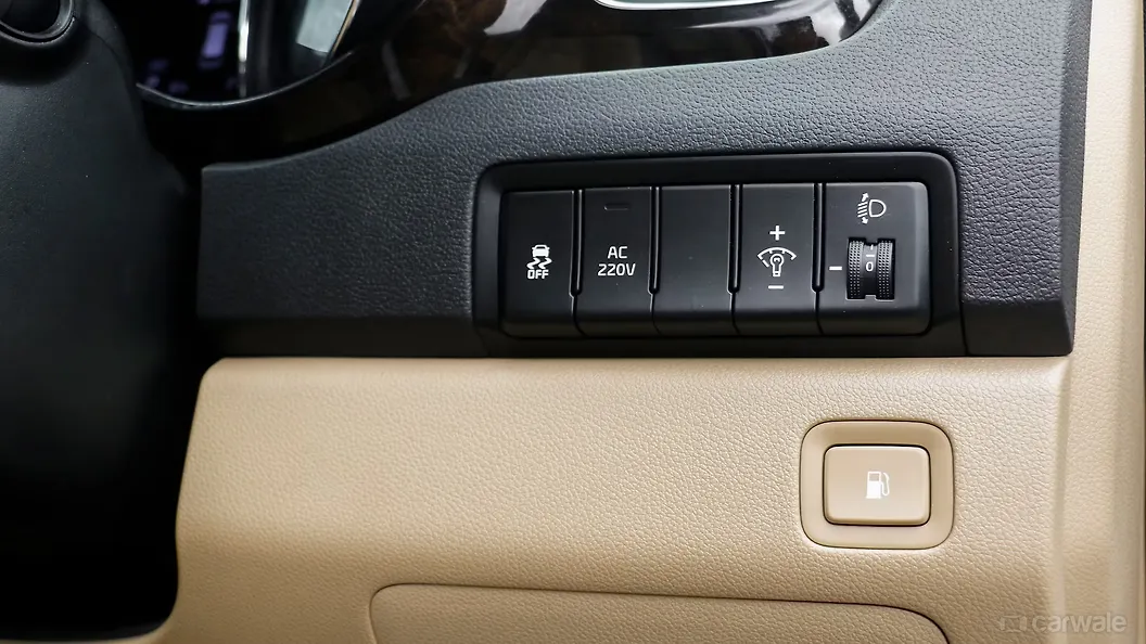 Carnival Dashboard Switches Image, Carnival Photos in India CarWale