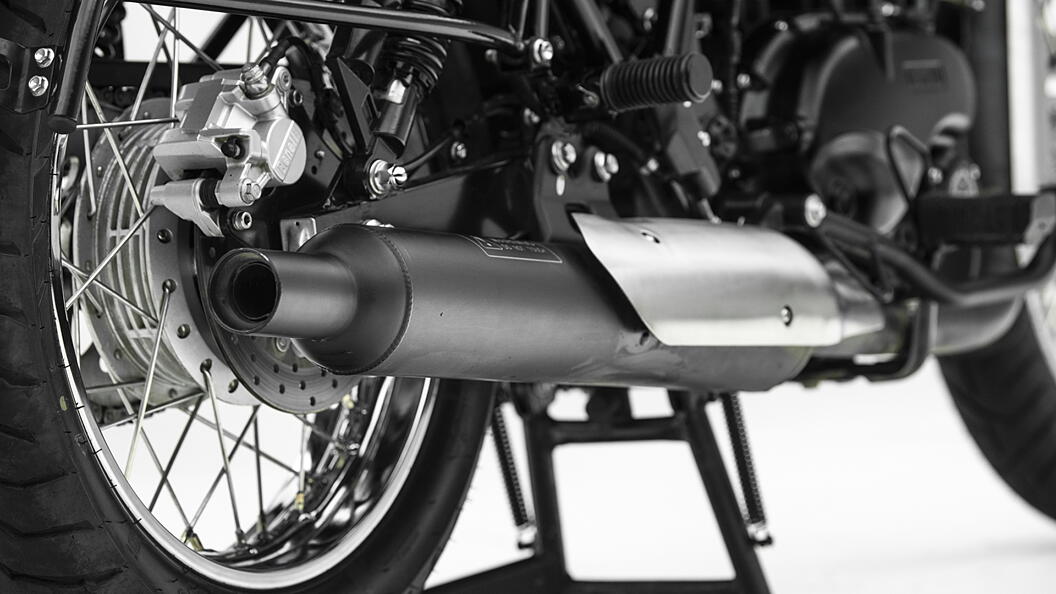 benelli imperiale 400 exhaust change