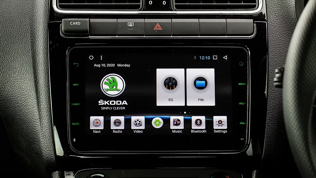skoda rapid music system price