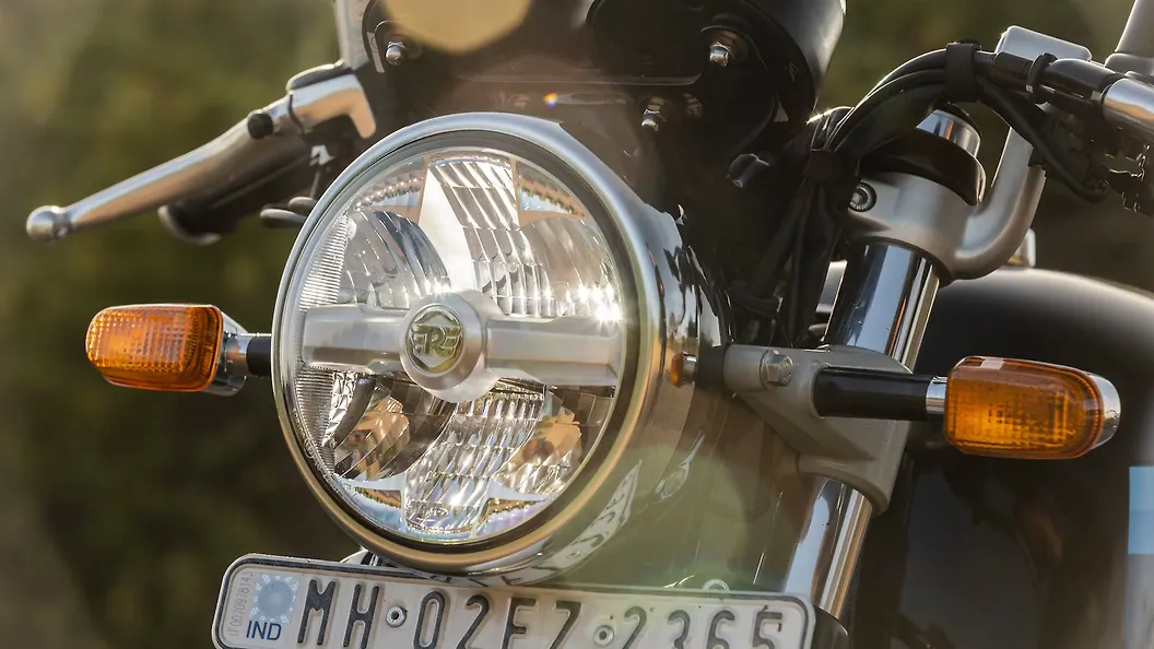 Cercle De Phare Chromé Pour Royal Enfield Interceptor 650 & Continental GT 650 - Neuf