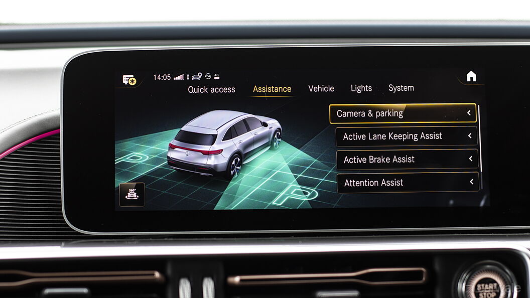 Mercedes-Benz EQC Infotainment System
