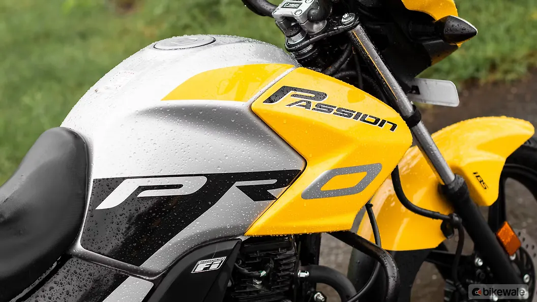 Hero Passion Pro Branding/Fuel Tank Decal Image BikeWale