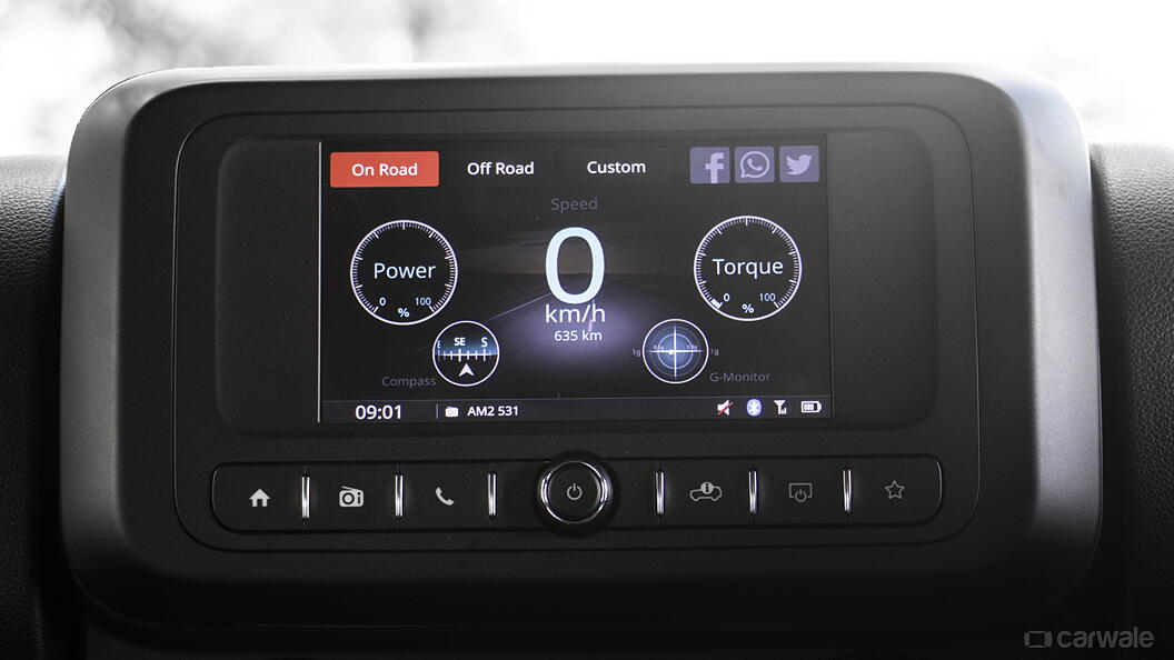 Thar Infotainment System Image, Thar Photos in India - CarWale