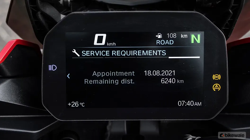 BMW F900XR [2021] Instrument Cluster Image – BikeWale