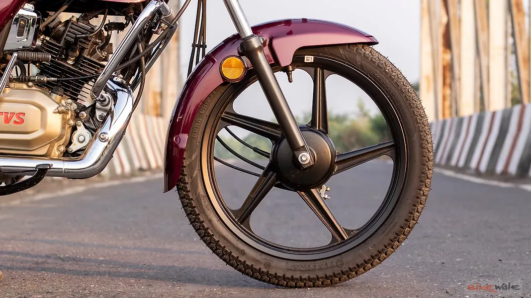 TVS Radeon Rear View Mirror Image – BikeWale