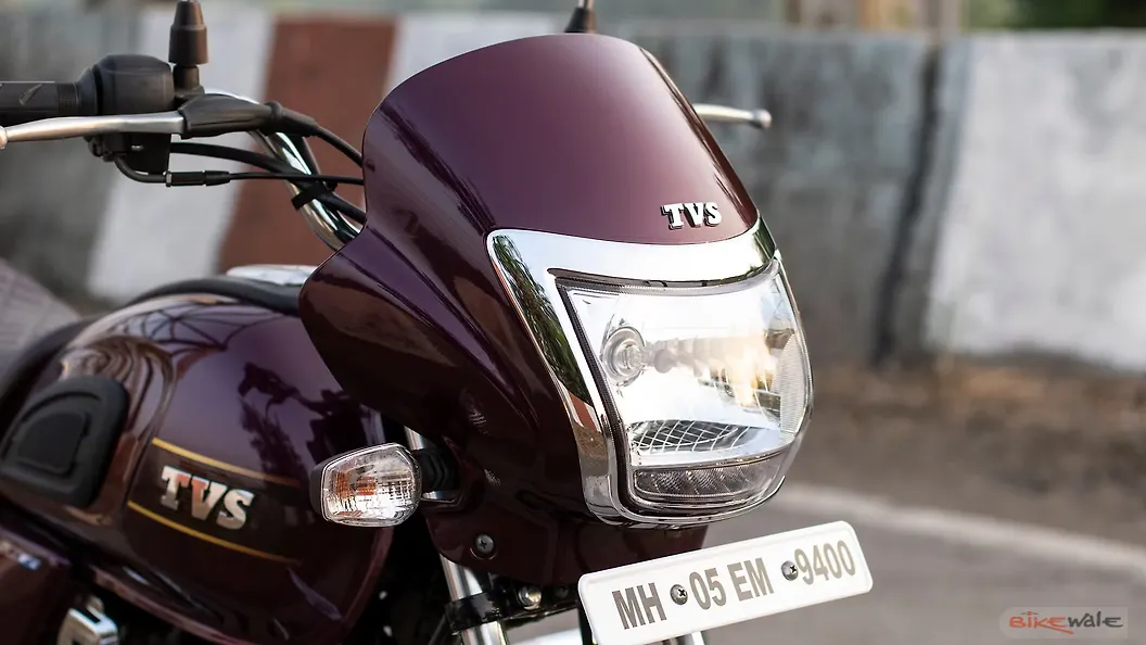 TVS Radeon Rear View Mirror Image – BikeWale