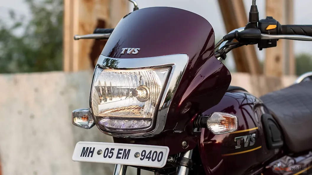 TVS Radeon Rear View Mirror Image – BikeWale