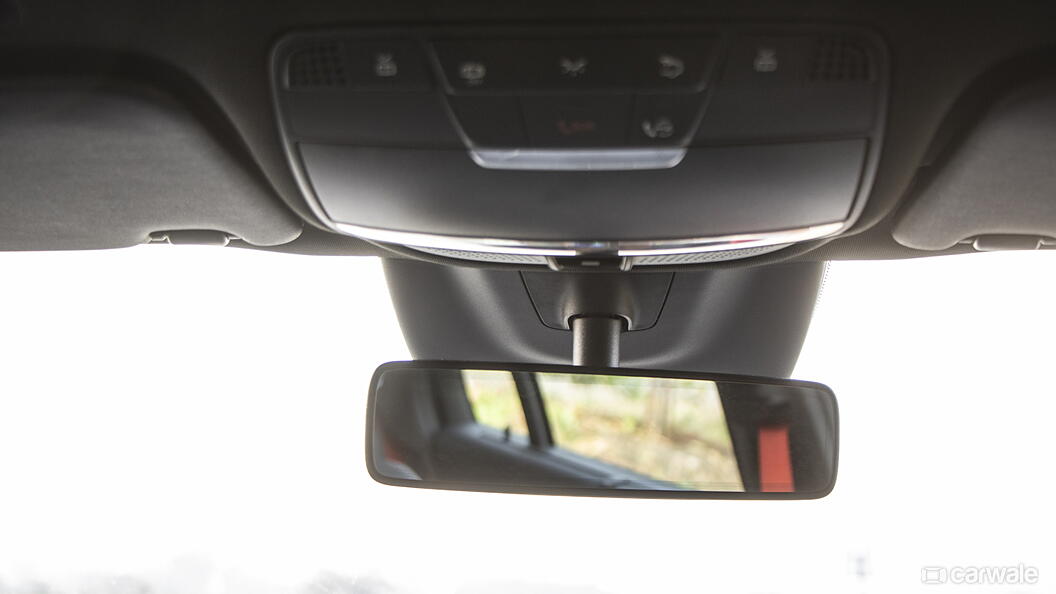 AMG GLC43 Coupe Inner Rear View Mirror Image, AMG GLC43 Coupe Photos in ...