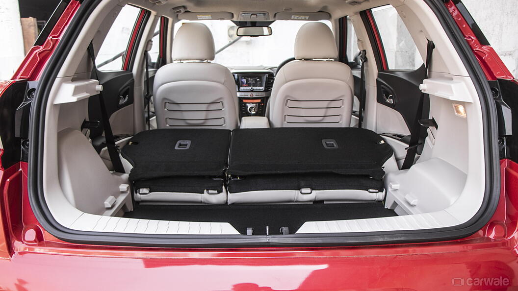 Xuv300 Bootspace Rear Seat Folded Image Xuv300 Photos In India Carwale