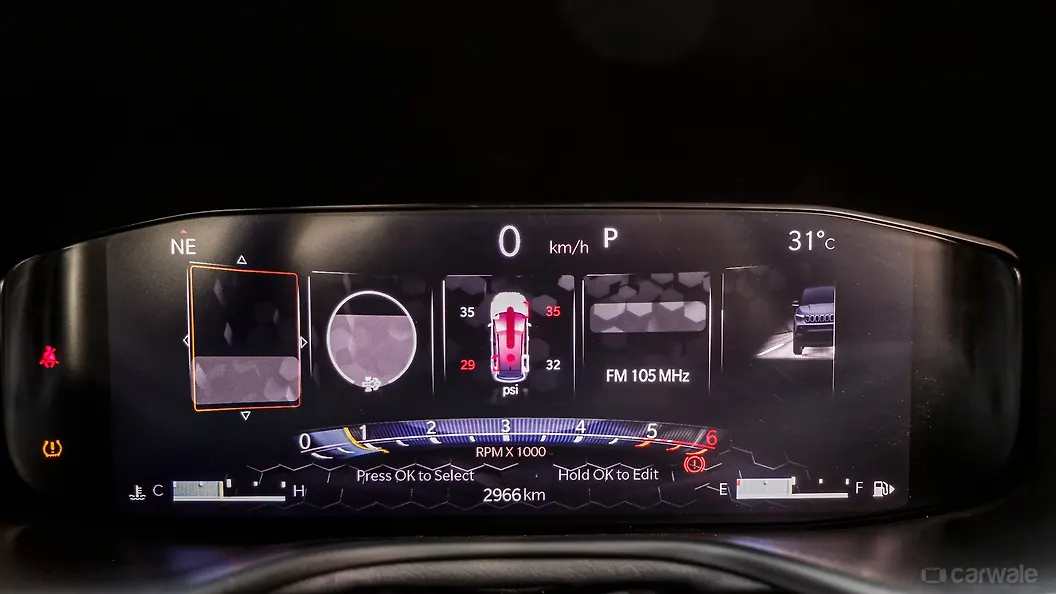 Compass Instrument Cluster Image, Compass Photos in India CarWale