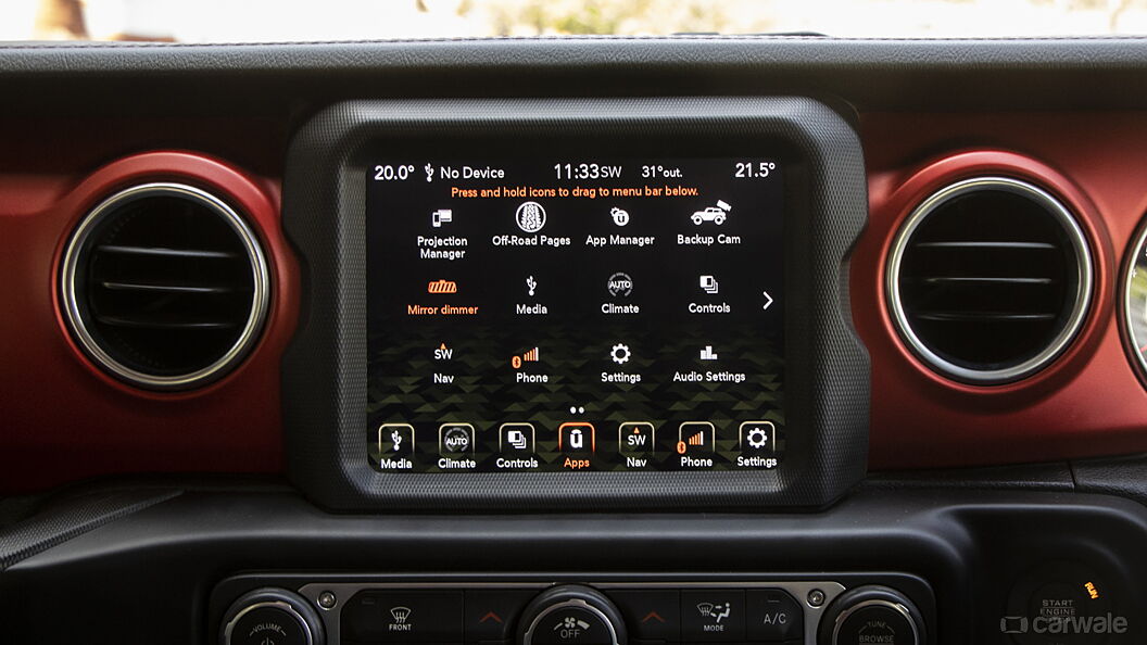 Jeep Wrangler [2021-2024] Front Centre Air Vents