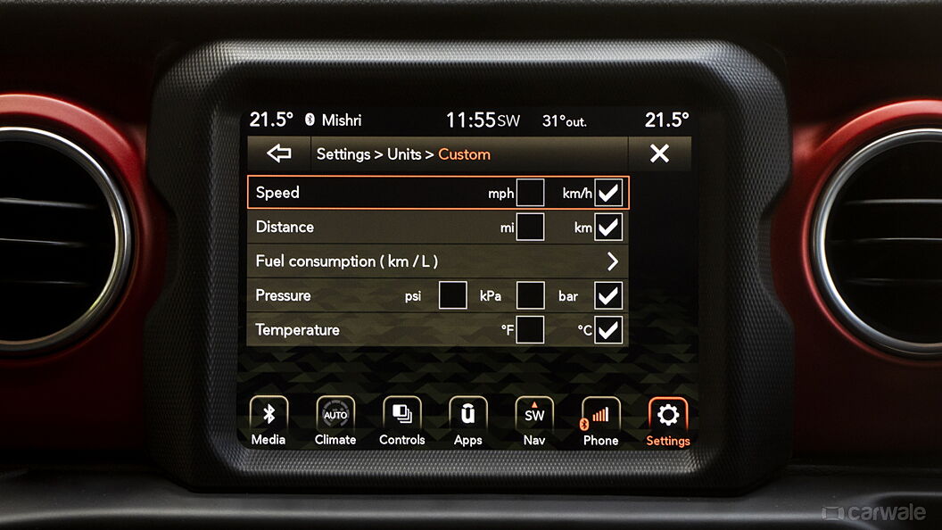Discontinued Jeep Wrangler 2021 Infotainment System